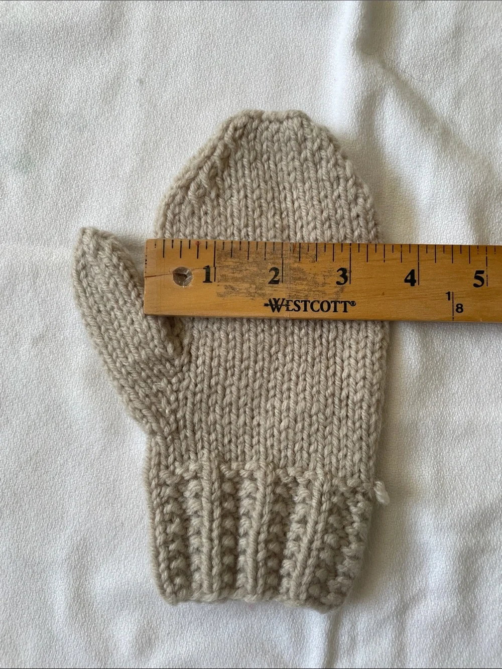 HANDMADE WOOL Hand Knit Mittens Gloves Merino Winter